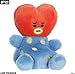 Aurora Lovable BT21 Palm Pals TATA Stuffed Animal - Collectible Fun - Delightful Cuteness - Red 5 Inches