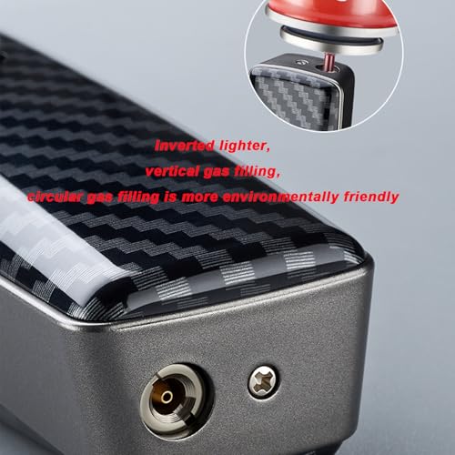 Encendedor eléctrico dual-llama ajustable 2 unidades miniatura 4
