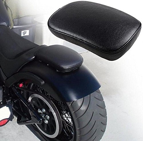 Hanswd Rectangular Pillion Passenger Pad Seat 6 Suction Cup For Custom Chopper #TOP4