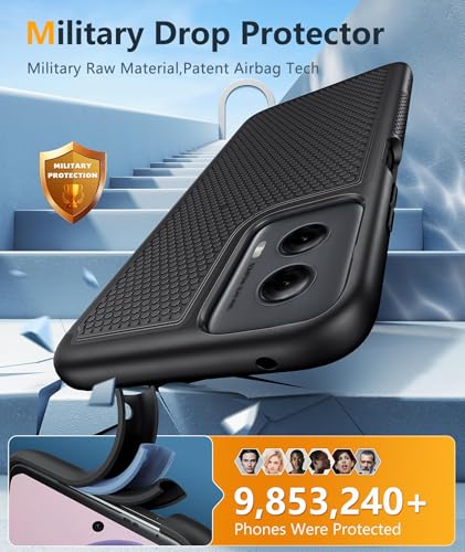 Image of FNTCASE for Motorola Moto G-Power-5G-2024 Case: Dual Layer Protective Heavy Duty Cell Phone Cover Shockproof Rugged with Non Slip Textured Back - Military Protection Bumper Tough - 2024, 6.7 inch