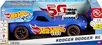 Hot Wheels 1:16 Scale RC Rodger Dodger Toy Car, Special 50th Anniversary Edition Remote Control Vehicle