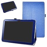 Insignia NS-P10A7100 Case,Mama Mouth PU Leather Folio 2-folding Stand Cover with Stylus Holder for 10.1