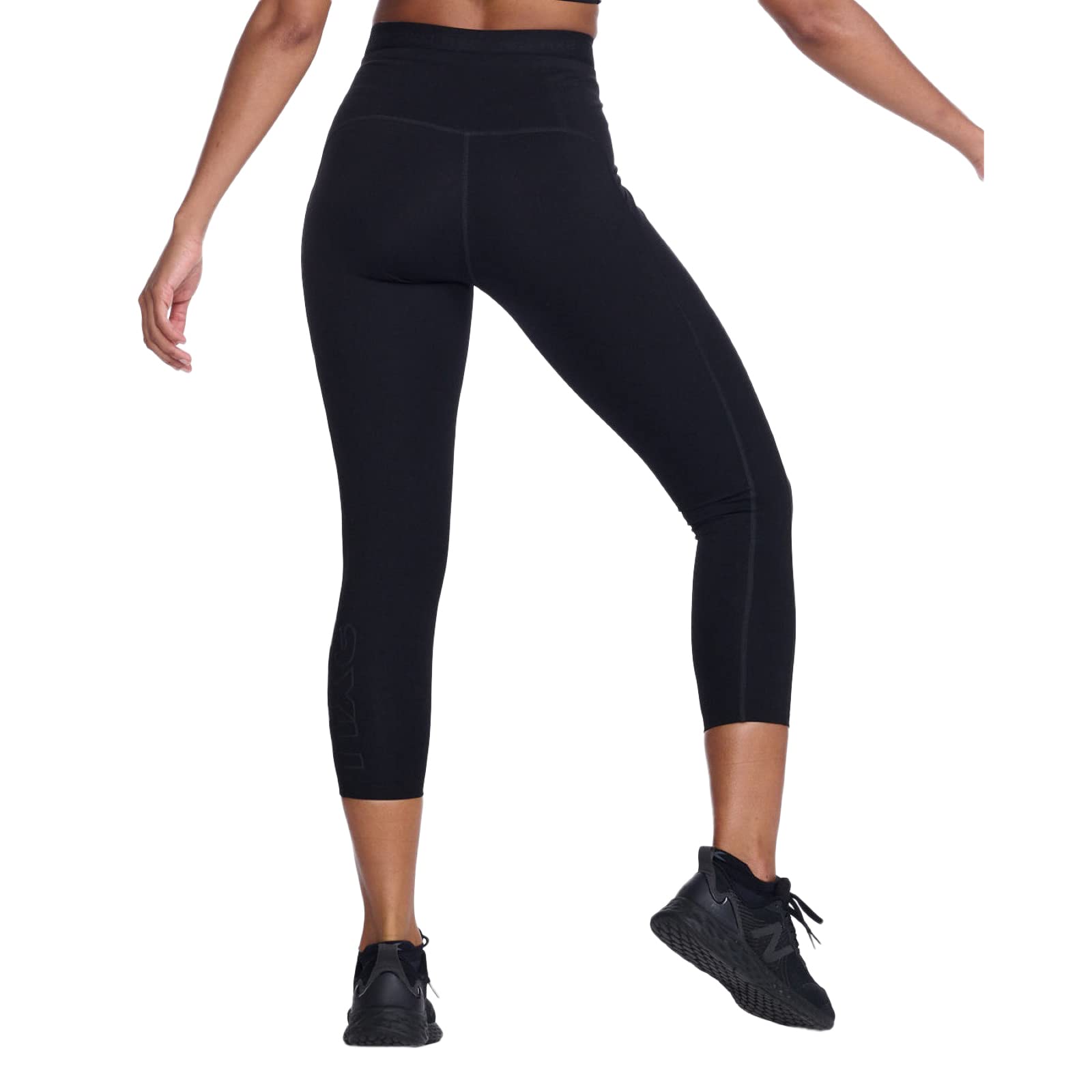 2XU Pantalon de compression longueur cheville forme Stash Hi-Rise Compression 7/8 Collant noir/noir S (Woman)