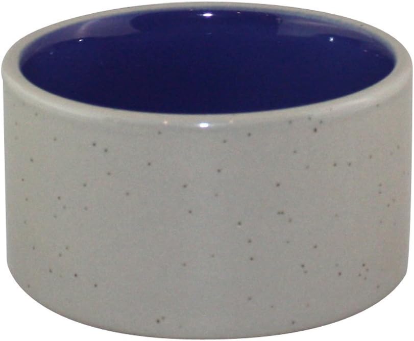SPOT Standard Crock Dish for Small Animals – Food/Water Bowl for Small Pets, Round Ceramic Bowl with High Walls, Ideal for Birds, Small Cats, Dishwasher Safe – 4 inch, 1 Cup (8oz)