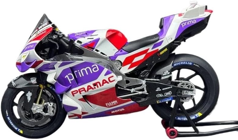 Scale Model 1:12 Scale for Pramac Racing Motorcycle Model Kit No.89 Static Collection Ornaments Collectible Ornaments