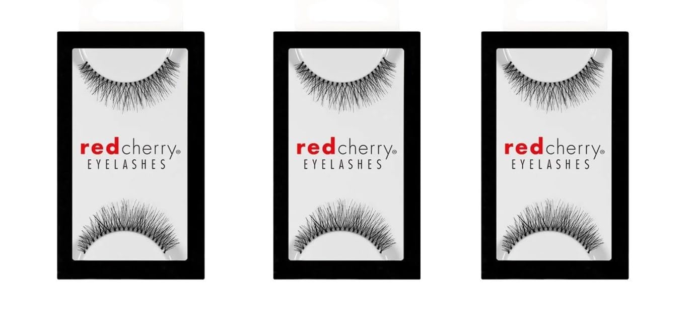 Red Cherry Eyelashes #747s (3 Pair Packs)