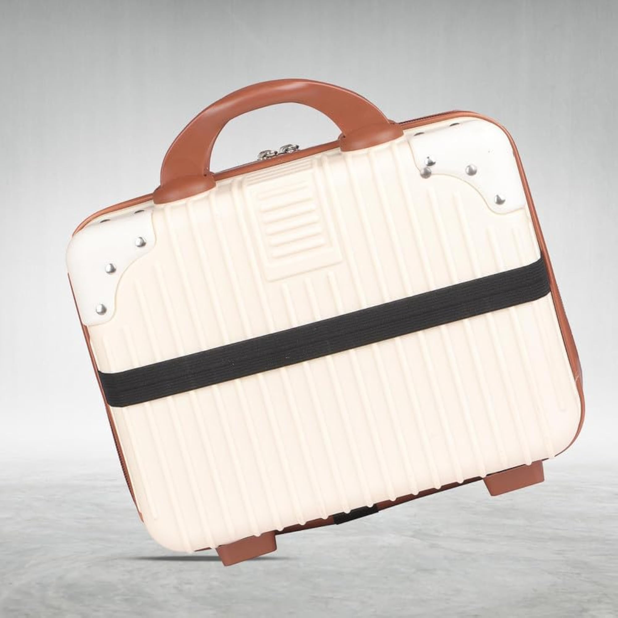 Lightweight and Durable Waterproof Vanity Case in Beige