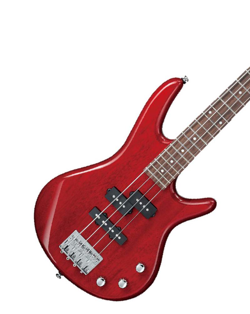 Amazon.com: Ibanez miKro GSRM20 Bass Guitar - Transparent Red