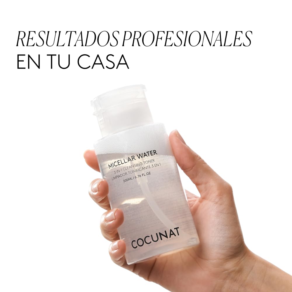 COCUNAT Set Doble Limpieza Agua Micelar + Espuma Detox 200ml+125ml