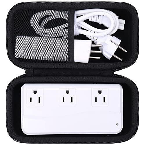 khanka Hard Carrying Case Replacement for Key Power 230-Watt Step Down 220V to 110V Voltage Converter/BESTEK Universal Travel Adapter 220V to 110V Voltage Converter, Case Only (Black)2