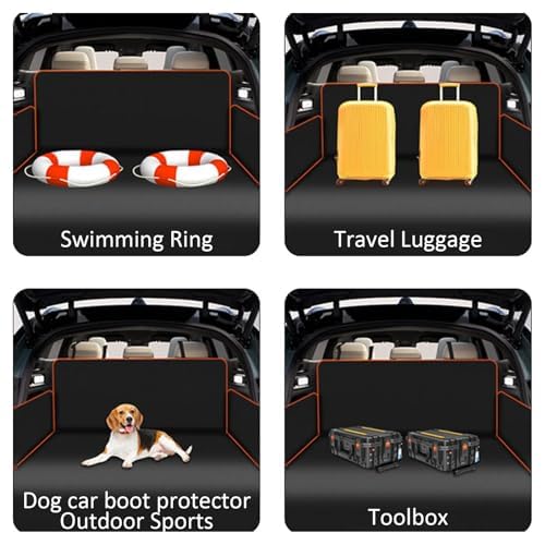 Protection Coffre Voiture Chien pour VW ID.4 CROZZ ID4-X 2022 2021 2023+, Housse Protection de Coffre de Voiture Imperméable et Résistante Housse Voiture Chien