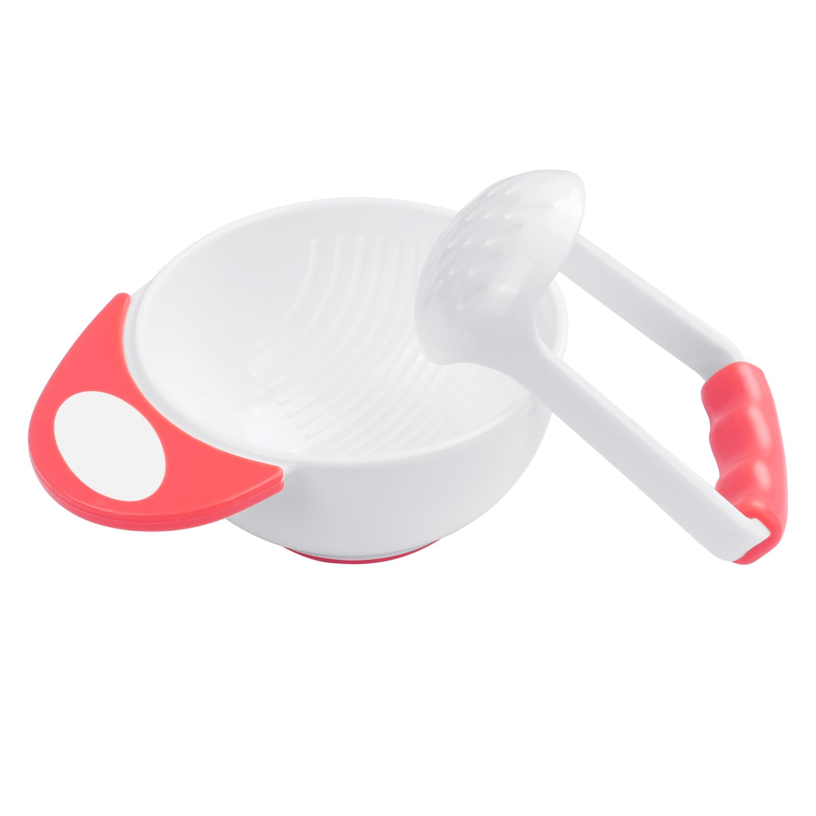 AOOHA Baby Food Mash Bowl,Mashing Bowl Baby,Non Slip Food Bowl with Handle,for Making Handmade Fruit Vegetable for Babies