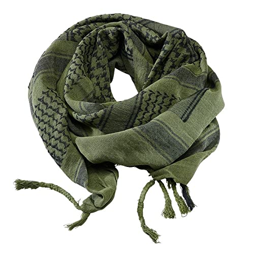 Men's Protective SAS Army 100% Cotton Military Desert Tactical Neck Head Keffiyeh Wrap Combat Sun Hat Scarf Shemagh