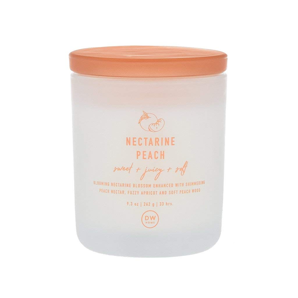 DW Home Richly Scented Nectarine Peach Medium Single Wick Candle