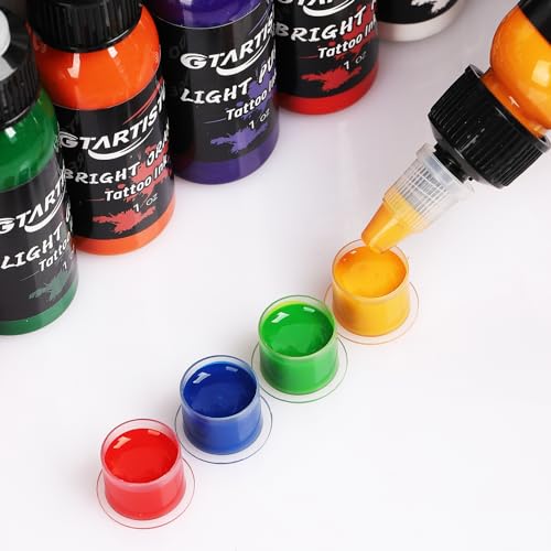 Gtartistoo 0010 Ink Professional 1Oz(14 Colors 30Ml) Vegan-Friendly Pigment Ink Supplies Ink thumb #6