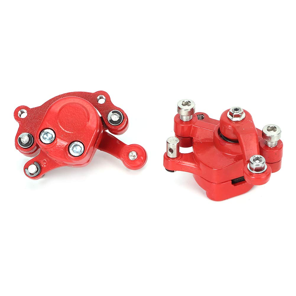 OUKENS Freno a disco posteriore, set pastiglie pinza freno a disco posteriore da 140 mm adatto per scooter elettrico ATV 49CC