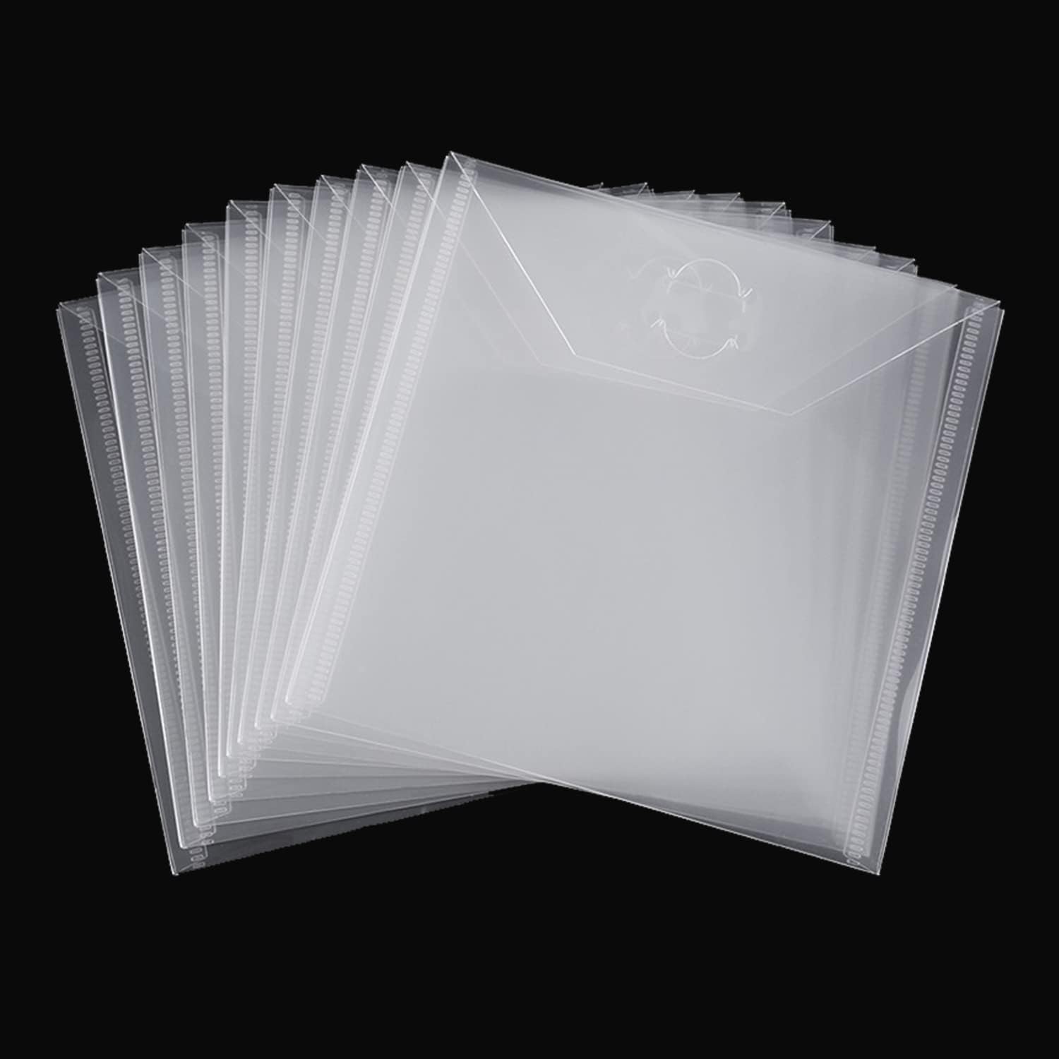 30Pcs 6.4x6.4'' Stamp and Die Storage Pockets Resealable Clear Plastic Seal Bags Storage Case for Cutting Dies Stencil Album Stamp Crafts DIY Scrap Booking Paper Card Craft Cutting Dies Card Making