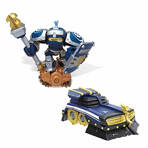 Image of Activision Skylanders Superchargers High Volt & Shield Striker Interactive Gaming Figure Vehicle Bundle