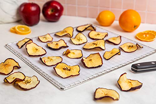 Image of Silicone Dehydrator Sheets, 14 x 14 Inch (6 Pack) - Reusable Non-Stick Dehydrator Mats, BPA-Free Food-Grade Tray Liners, Cut-to-Fit Accessories for Jerky & Fruit, Compatible with Excalibur by Lova
