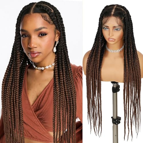 Fancy Hair 360 Full Lace Jumbo Braided Wigs for Black