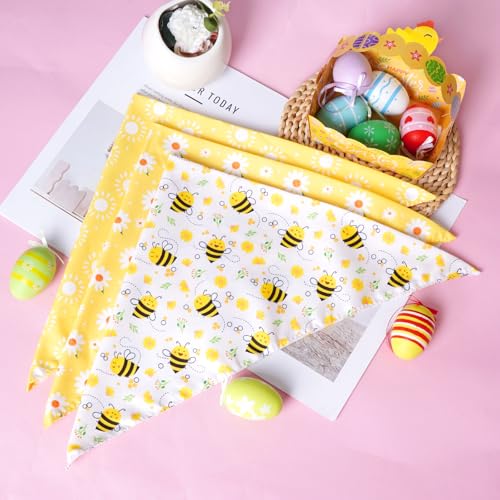 3Pcs Spring Summer Dog Bandanas Reversible Dog Holiday Scarf Adjustable Triangle Pet Bandanas for Medium Large Puppy Pet Decorations - Image 5