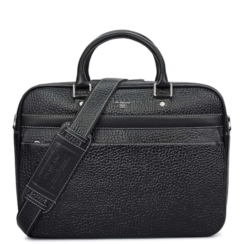 Image of Da Milano Leather Laptop Bag for Men & for Women - Fits Upto 15 inch Laptop (6166D)
