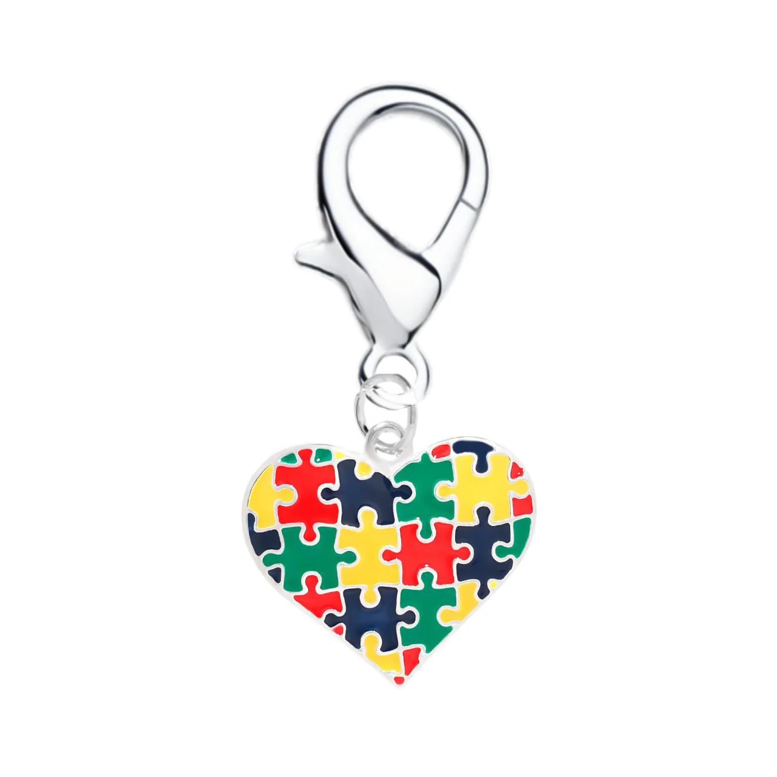 Autism Awareness Hanging Charm – Hanging Charms for Autism and Asperger's Awareness – Perfect for Bracelets, Purses, Zipper Pulls, Pet Collars,