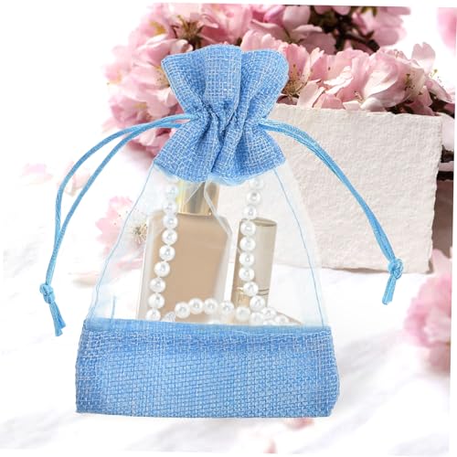 Holibanna 10 bolsas sachet vacías con cierre de cordón miniatura 4