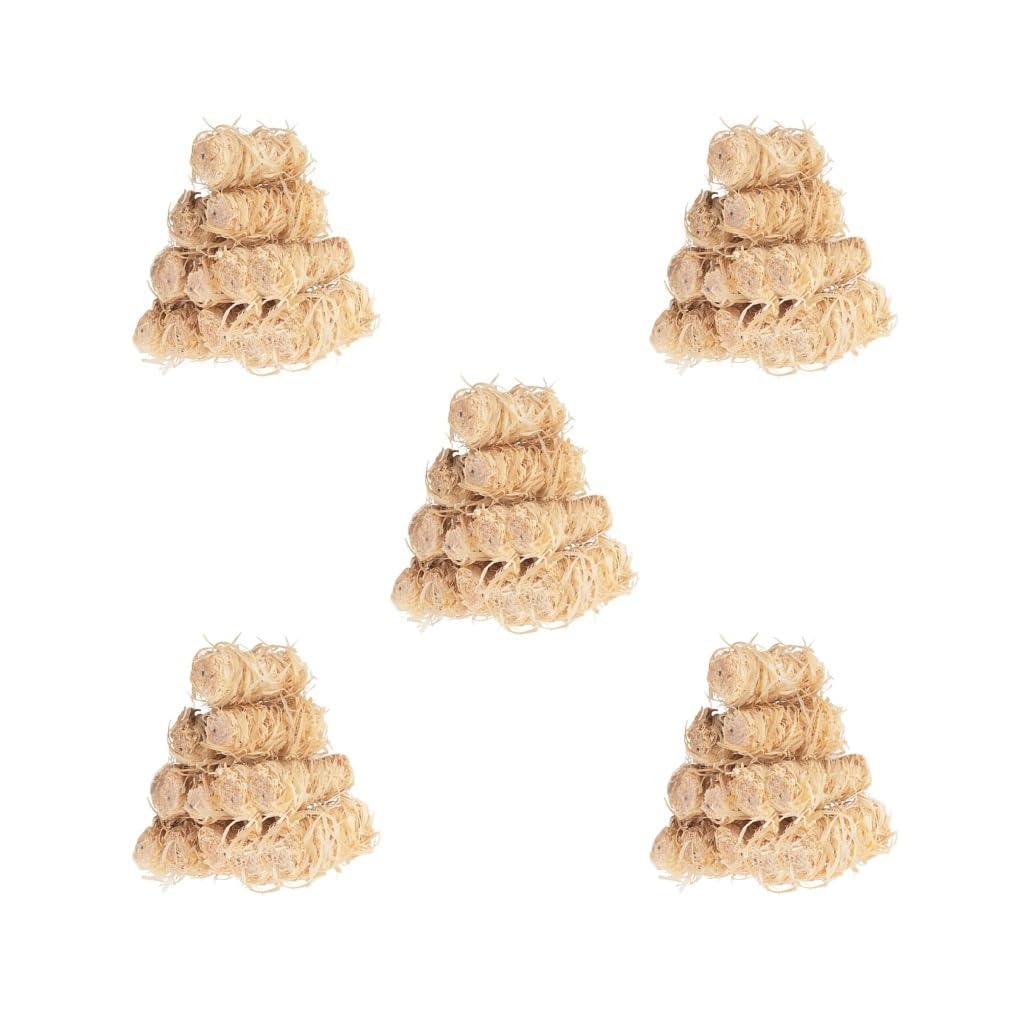 5 set 12 x 100% accendifuoco legna camino barbecue barbecue in legno 2 x 6,5 cm