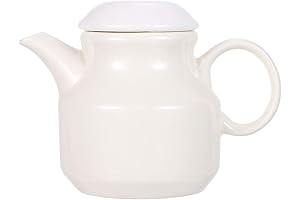 Elegant Ceramic Cream Pitcher with Lid for Milk, Gravy, Sauce