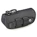 E.T Dragon Molle Sunglass Case, Eyeglasses Hard Case Tactical Molle Zipper Eyewear Carrying Case 1000D Nylon with Clip(Black)