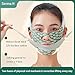 Beauty Face Sculpting Sleep Mask Adjustable Face Silicone Reduce Facial Chin Double Bandage Lifting Tightening Mask Skin Care (Green)