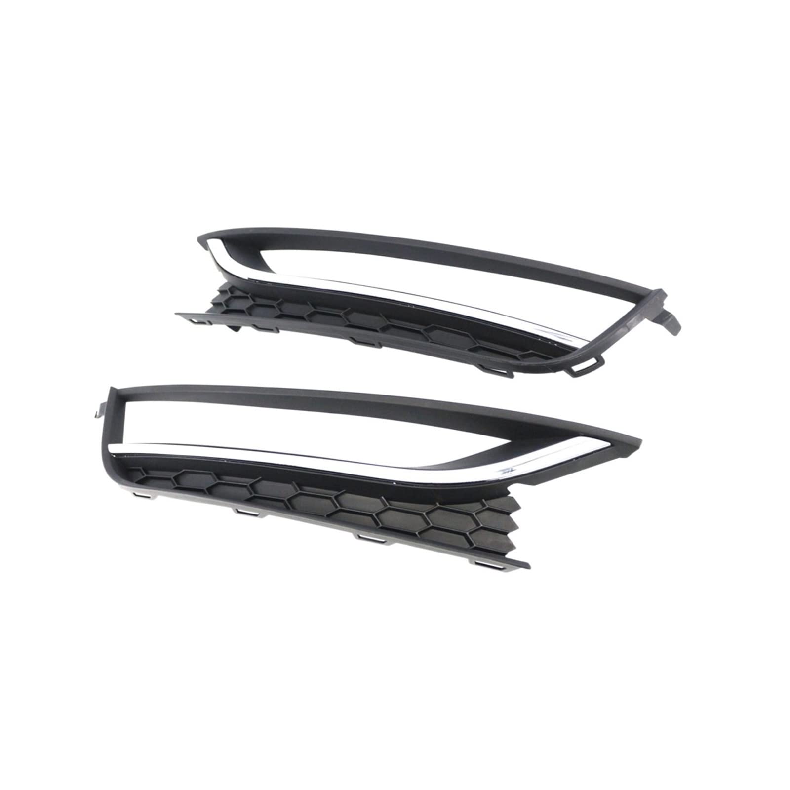 HJHGUJGHB Automotive Fog Light Grille Covers 561853665A 561853666A Replaces Compatible For VW Passat 2012 To 2015 Easily Install Durable
