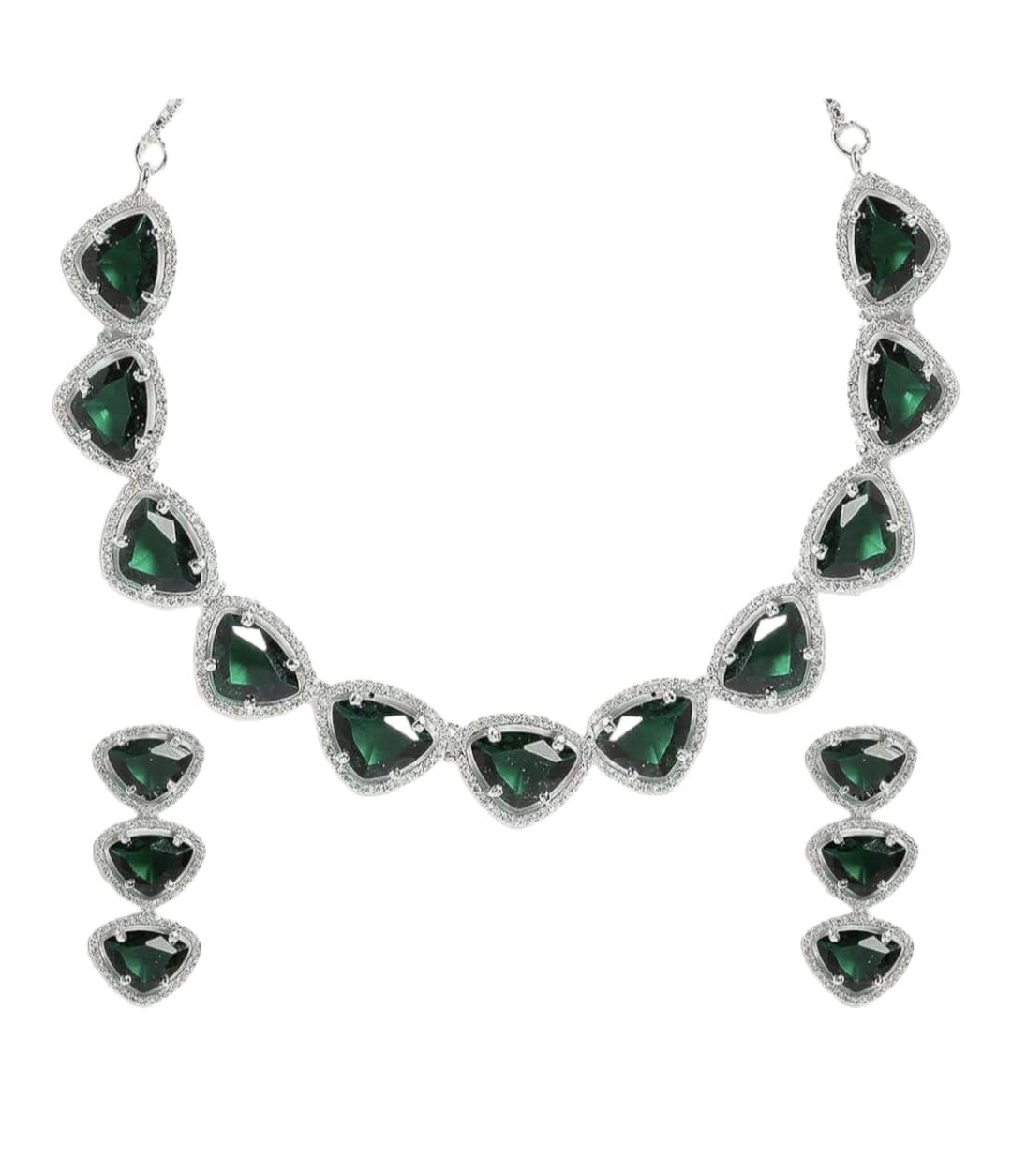 REAL AMERICAN DIAMOND NECKLACE SET FOE WOMEN/NECKLACE SET (B0CMXXQSRH) Amazon Price History, Amazon Price Tracker