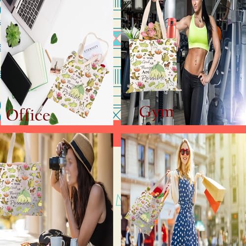 Bolso tote femenino Beige con diseño simple miniatura 7