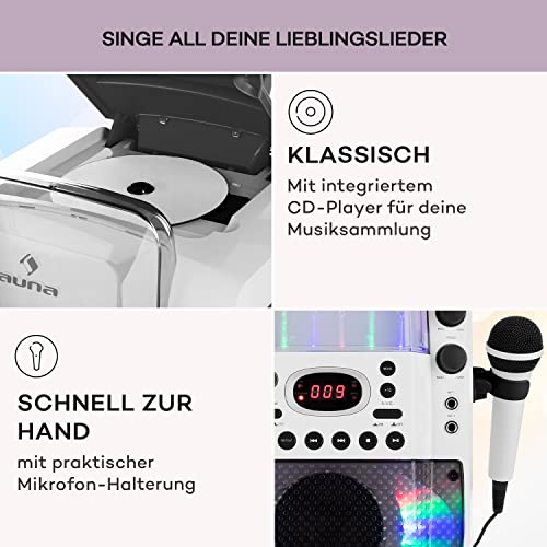 Karaoke-Anlage Auna KTV mit Mikrofon und CD-Player