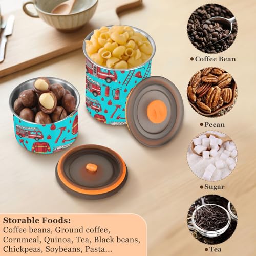 Envase hermético para café acero inoxidable 900 ml miniatura 5