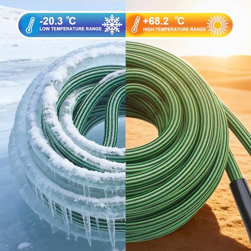 Torioweg Garden Hose 50 FT-Triple-layer pipe, Heavy Duty Water Hose with solid Aluminum Fittings, Ultra-Lightweight and Flexible, Abrasion-Resistant, Rust-Resistant,Watering and Cleaning for Outdoor - Image 5