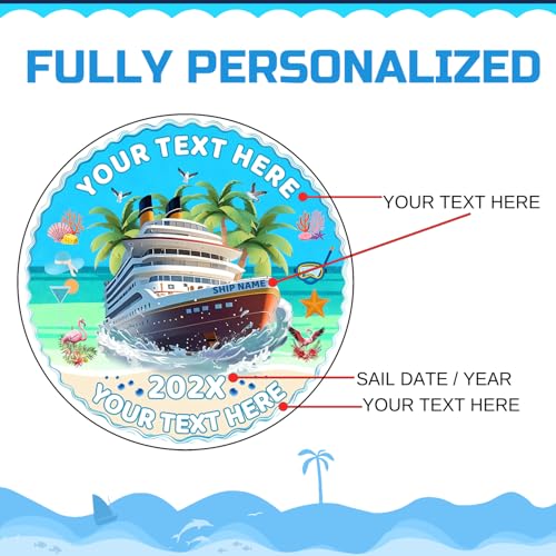 Imán decorativo personalizado para puerta de crucero miniatura 5