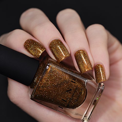 Image of ILNP Sparks May Fly - Ethereal Dijon Yellow Holographic Nail Polish