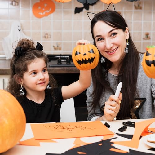 Halloween Skeleton Animal Earrings - Skull Earrings Dangle for Women Teen, Halloween Jewelry Spooky Dangle Drop, Holiday Funny Dangling Accessories Set for Trick or Treat Fun Gift (12 Pairs)4