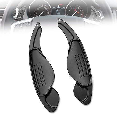 Miniatura 7 de HIBEYO Extensión de palanca de cambios para volante para accesorios Land Rover, para Range Rover Evoque Velar Discovery Jaguar F-Pace E-Pace XE XF