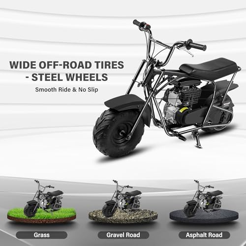 Oryxearth US4-2624180GN 105Cc 4-Stroke Mini Bike, Gas Powered Mini Dirt Bikes For Kids & Adults thumb #2