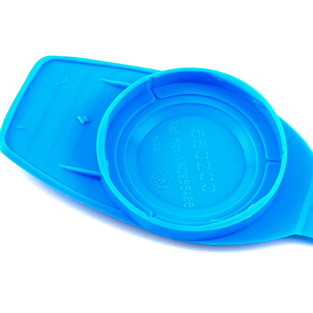 Tappo Lavavetri BIAREN Per Audi, VW, Skoda - Ricambio 1K0955455, Colore Blu, Plastica - Foto 4