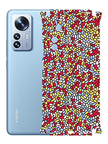 Image of AtOdds - Xiaomi 12 Pro Mobile Back Skin Rear Screen Guard Protector Film Wrap (Coverage - Back+Camera+Sides) (Beans)