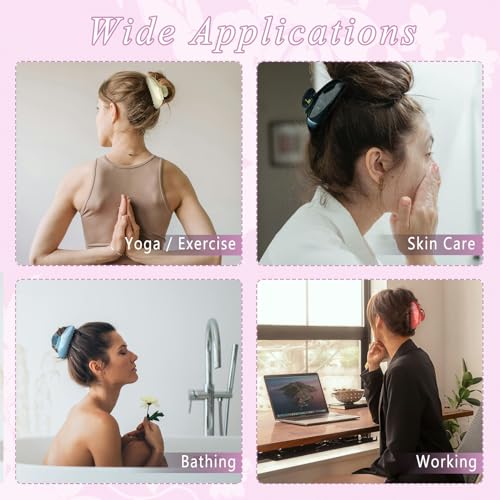 Set de 18 pinzas de acrílico y 50 broches para cabello miniatura 7