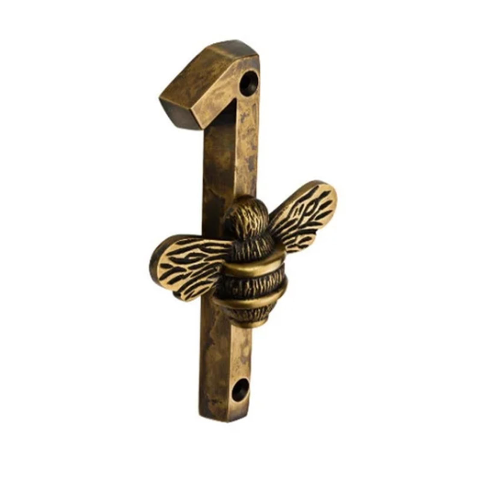 Bee House Number Sign,House Number with Bee design Bee House Address Sign Personalized Bee Address Signs 5 inch Modern Door Sign Numbers Signs Plaques Numbers Metal 0-9 (Brown, 1)