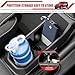 Utiiy Cup Holder Coaster Fit for 2018-2025 Jeep Wrangler JL JLU 4XE/Gladiator JT Accessories, Cup Holder Mat Pad Inserts Interior CupHolder Liner for 2024 Jeep Wrangler(for Wrangler&Gladiator)