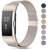correa fitbit charge 2 corte ingles Fácil de instalar: diseñado con un cierre magnético, sin hebillas, fácil de cambiar la banda rápidamente para un color diferente u otro aspecto