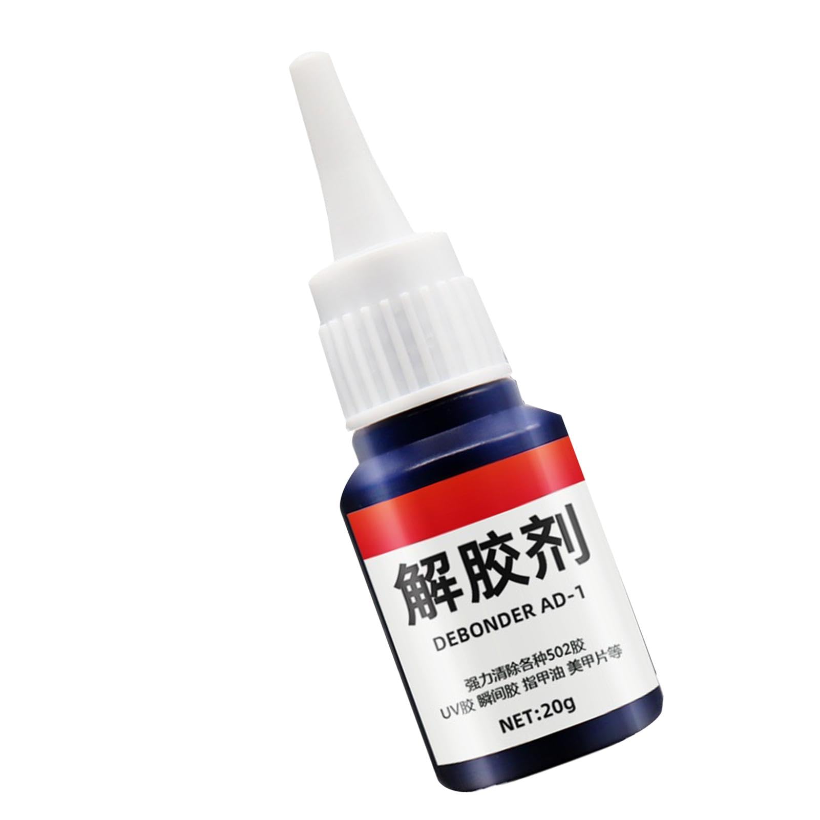 Klejony ?rodek do usuwania, ?rodek do usuwania kleju, Wielofunkcyjny zmywacz do kleju, Super Glue Remover, 20g Wielofunkcyjny zmywacz do kleju do paznokci, metalu, szk?
